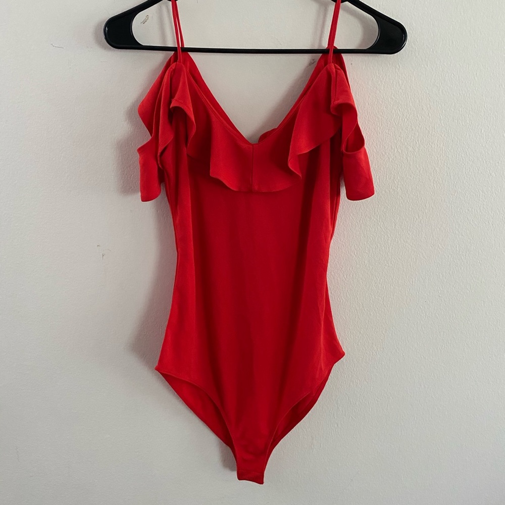 Forever 21 red bodysuit